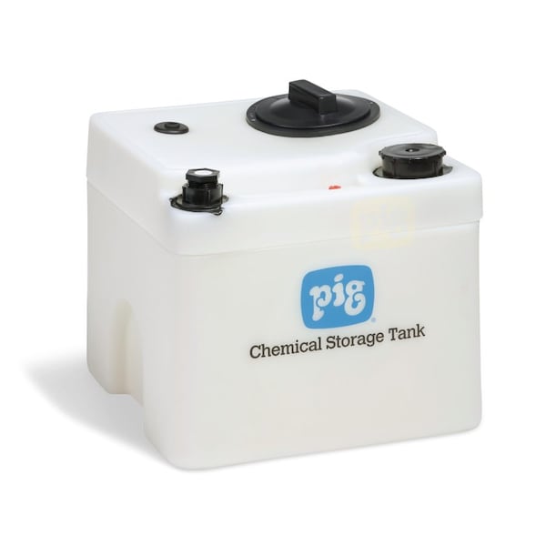 Pig PIG Double-Wall Square Chemical Storage Tank Natural 14" L x 14" W x 13.5" H PAK5200-NT - main